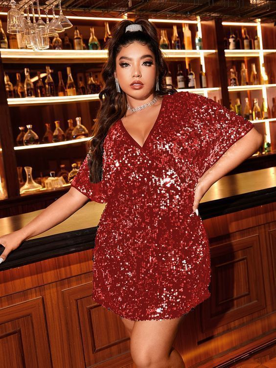 μίνι-κόκκινο φόρεμα-με-παγιέτα-ιδέες- μίνι-κόκκινο φόρεμα-με-παγιέτα-ιδέες-