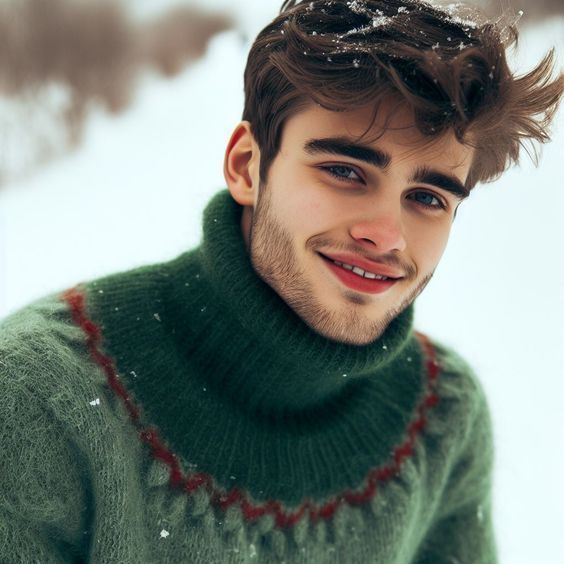 Ο Αστέρης του Σασμού ποζάρει με λευκό ζιβάγκο – Η τέλεια επιλογή για τα κρύα πρωινά στο γραφείο