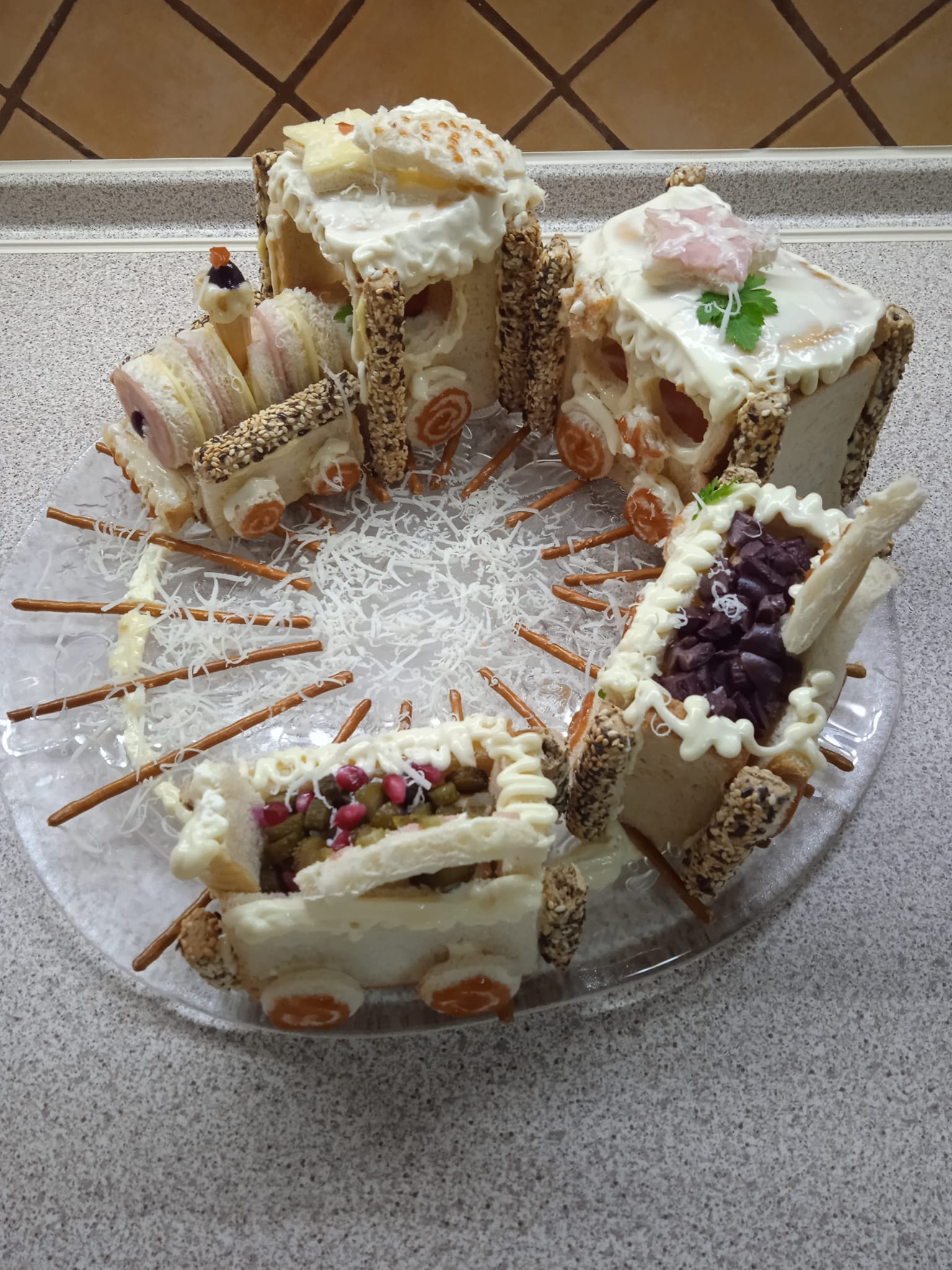 τραινάκι-από-ψωμί του τοστ-συνταγή-