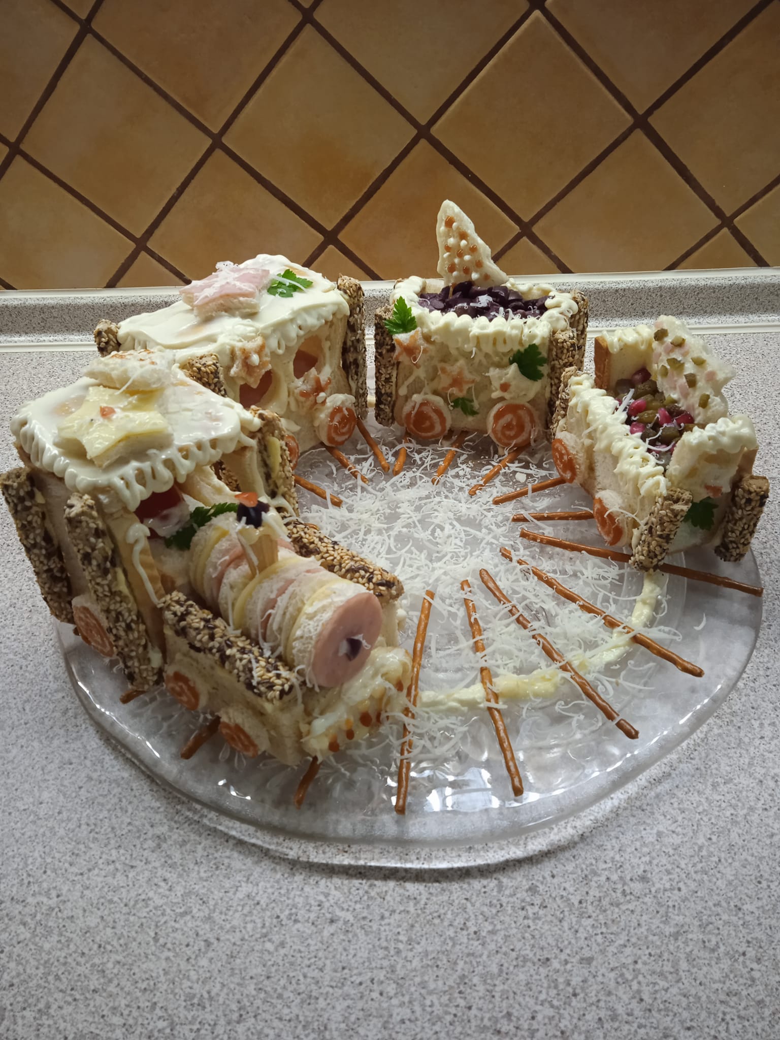 τραινάκι-από-ψωμί του τοστ-συνταγή-