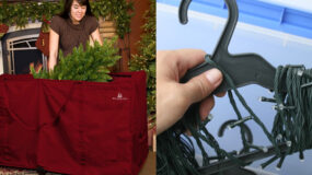 Χριστουγεννιάτικο δέντρο λαμπάκια και στολίδια: Αποθηκεύστε τα εύκολα και γρήγορα