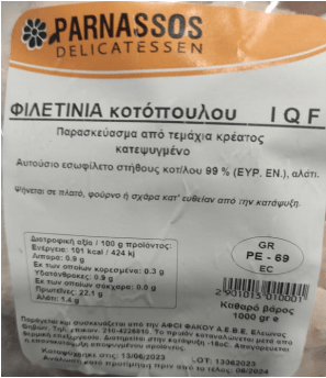 Νεα ανάκληση – Ο ΕΦΕΤ ανακαλεί κρέας πασίγνωστης εταιρίας λόγω Σαλμονέλας