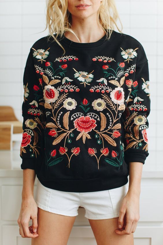 κεντητά ρούχα-στο-γυναικείο ντύσιμο-Χειμώνας 2024-τάσεις 2024-