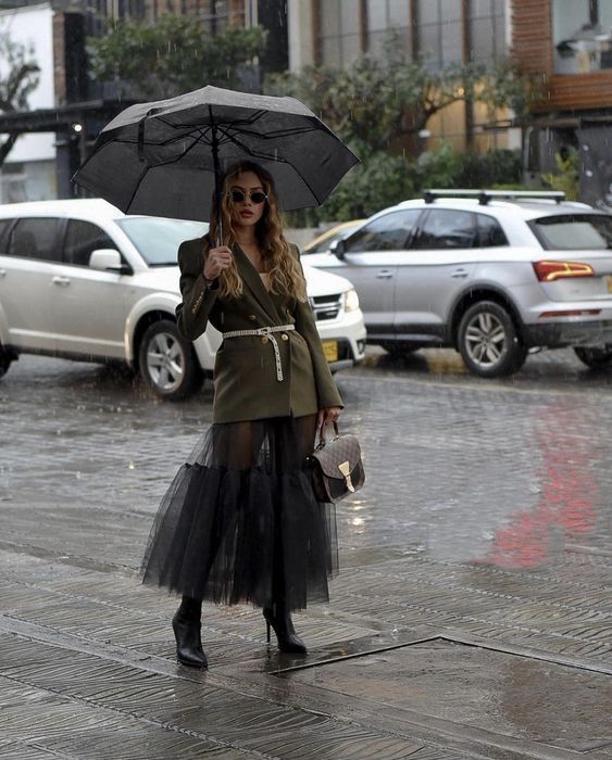 transparent-φούστες-στο-γυναικείο ντύσιμο-Χειμώνας 2024-τάσεις 2024-