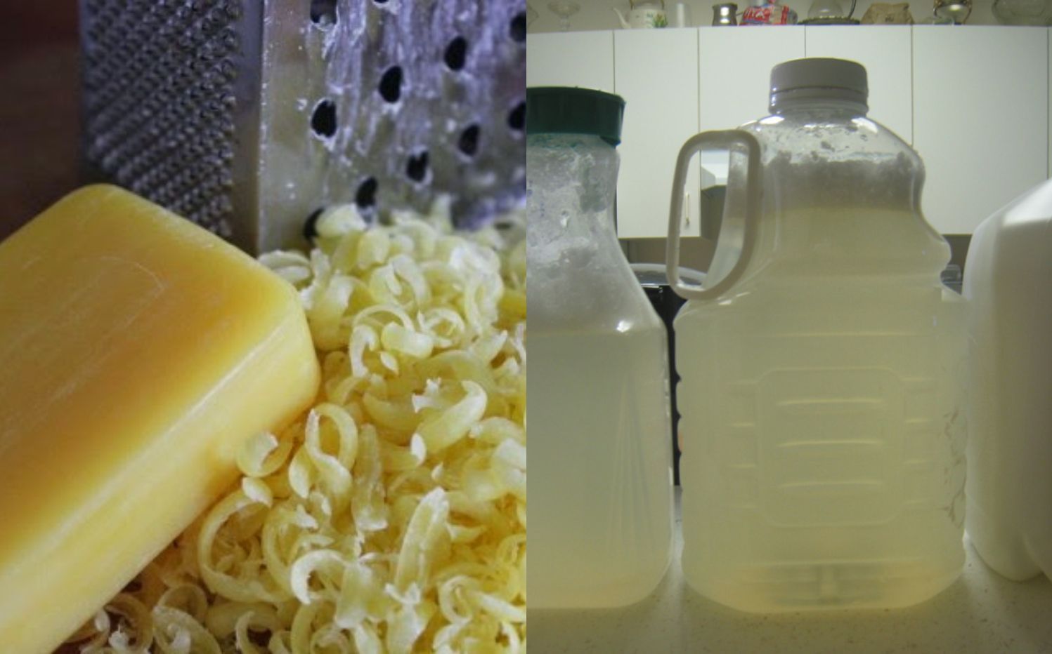 Μετατρέψετε μια πλάκα σαπούνι σε 3 λίτρα υγρού απορρυπαντικού για το πλυντήριο