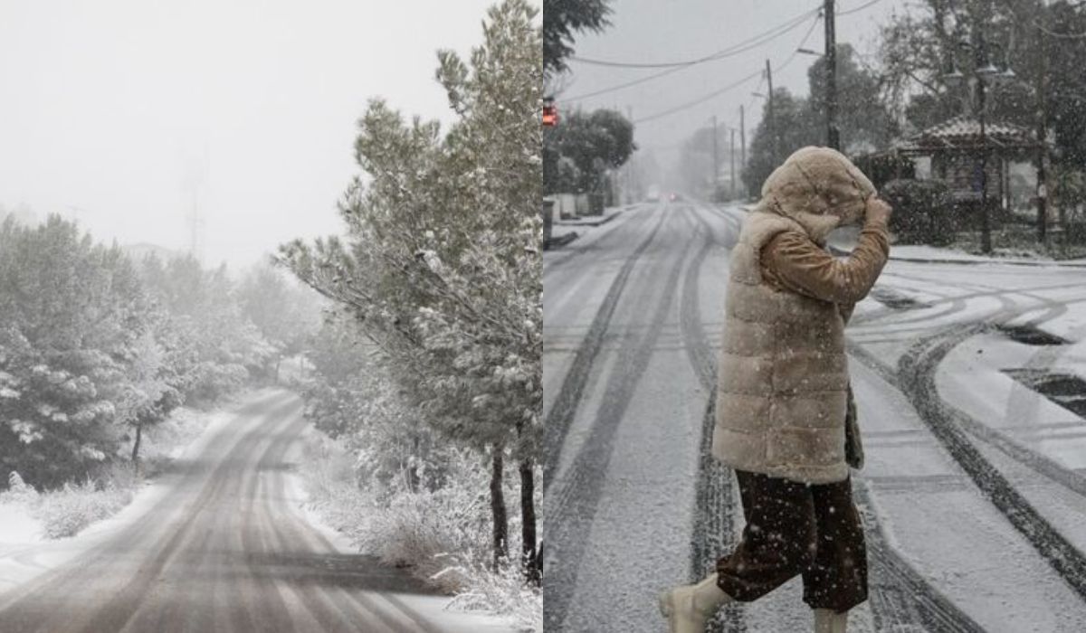 Καιρος  : Κρύο, χιόνια, βροχές- Ποια σχολεία είναι κλειστά- Πού χρειάζονται αλυσίδες