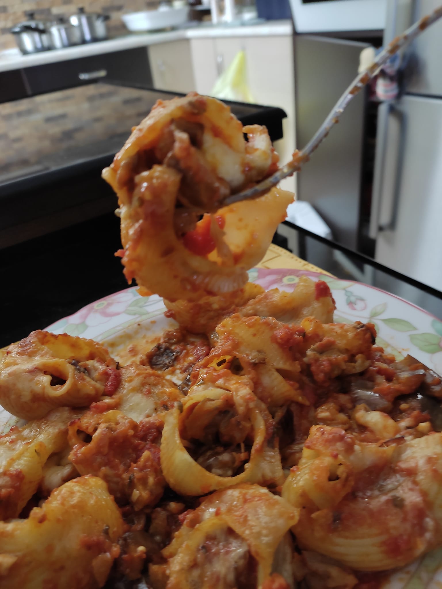 Conchiglioni-με μελιτζάνες-συνταγή- Conchiglioni-με μελιτζάνες-συνταγή-