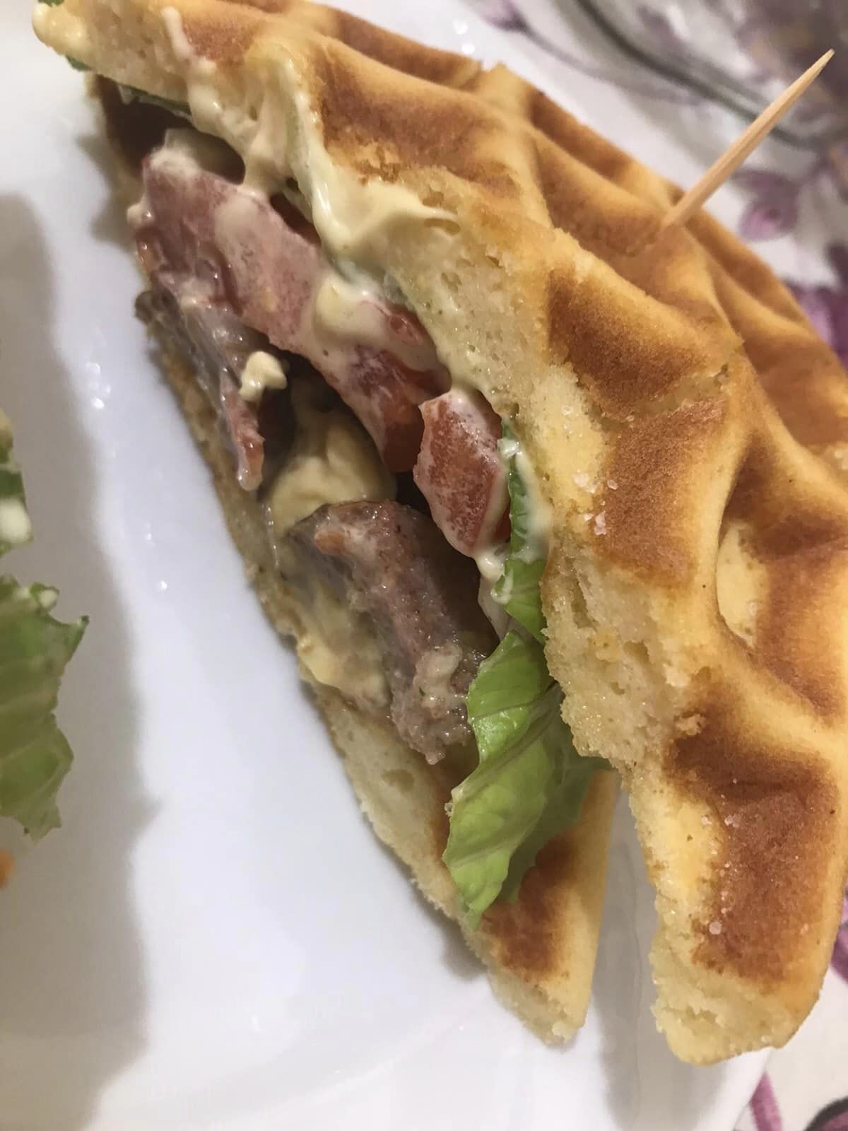 Κλαμπ σάντουιτς-με βάφλες-συνταγή-