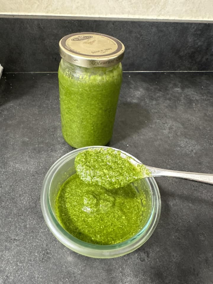σπιτικό-πέστο βασιλικού-συνταγή-