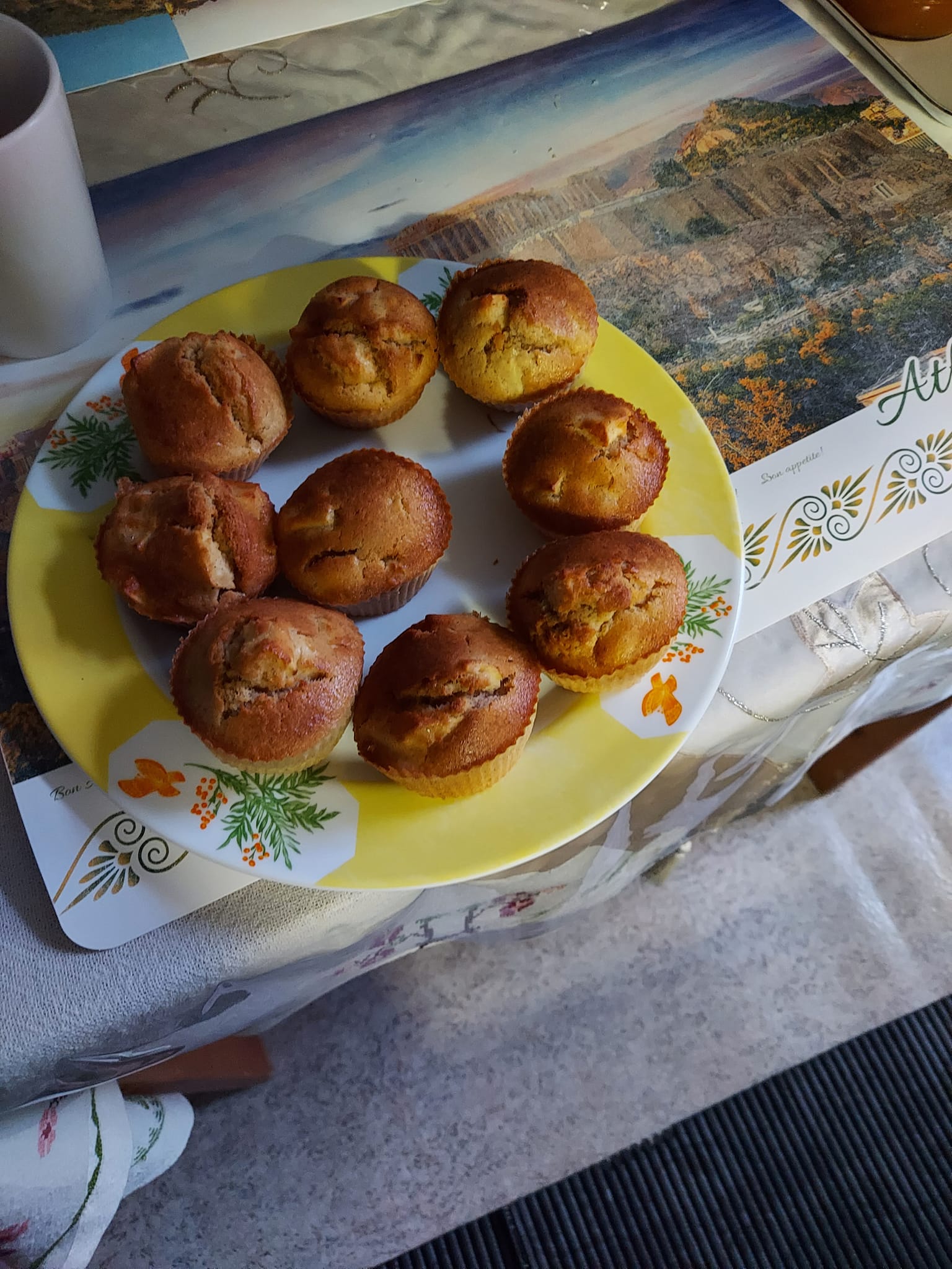 Muffins-με μήλο-στο-airfryer-συνταγή-