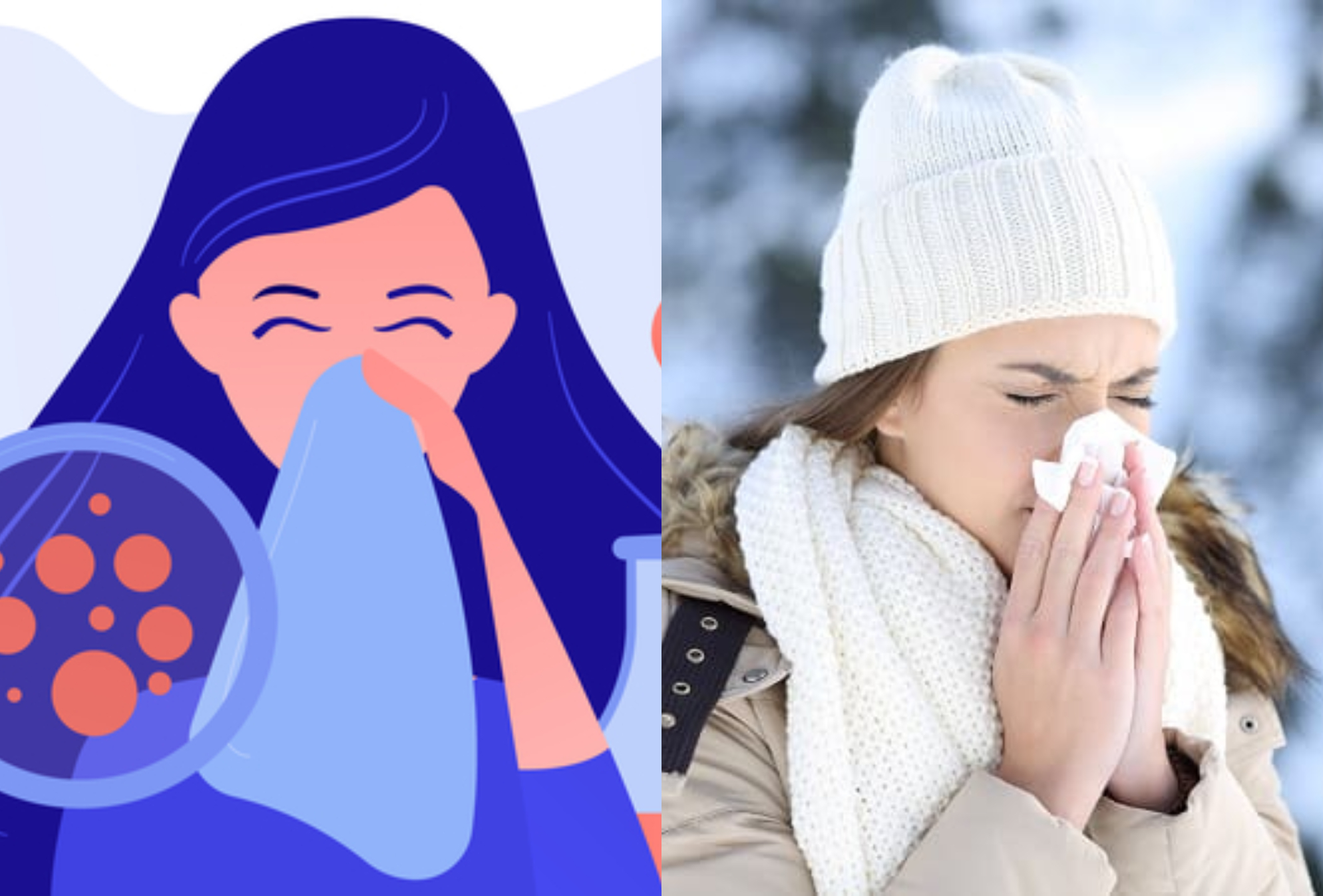 Αλλεργίες του χειμώνα: Πως εμφανίζονται και ποια είναι τα συμπτώματα