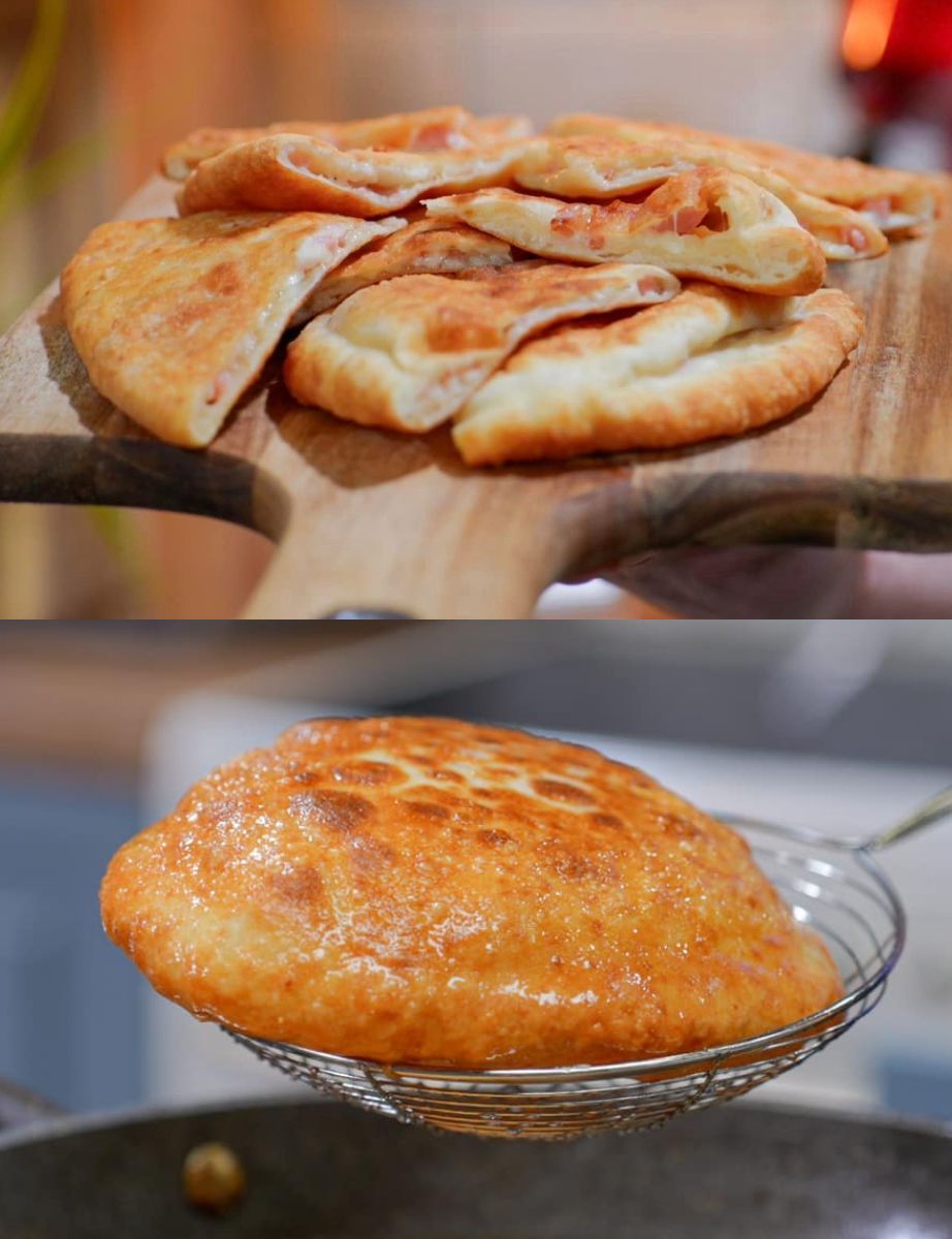 ζαμπονοκασερόπιτα-με-5 υλικά-στο-τηγάνι-συνταγή-