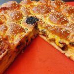 γεμιστό-ψωμί-σαν-πίτσα-συνταγή-