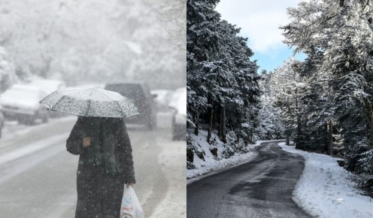 Καιρός: Που θα χτυπήσει ο χιονιάς-φωτοβολίδα – Ποιοι δρόμοι είναι κλειστοί –  Σε επιφυλακή οι Αρχές