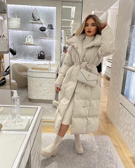 ιδέες-για-γυναικείο ντύσιμο-με-puffer jacket-Χειμώνας-