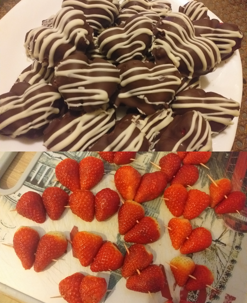 σοκολατάκια-καρδούλες-με-φράουλες-για-του-Αγίου Βαλεντίνου-συνταγή-