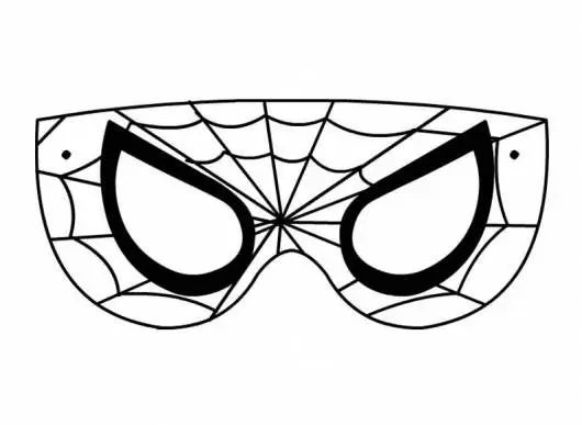 πατρόν-για-αποκριάτικη μάσκα-Spiderman-ιδέες-