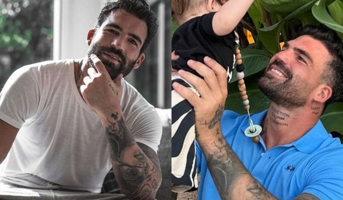 Δημήτρης Αλεξάνδρου : Στην παιδική χαρά με τον γι0 του Πάρη