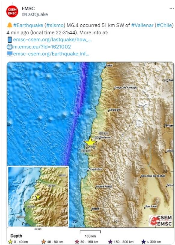 Ισχυρός σεισμός 6,1 Ρίχτερ