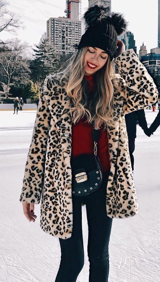 λεοπάρ-γούνινο πανωφόρι-ιδέες-