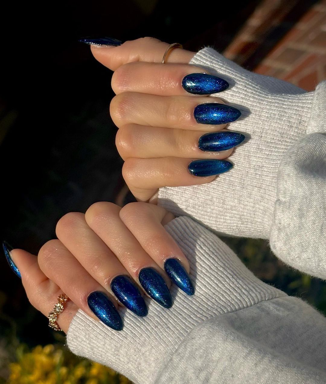 μπλε-cat eye-νύχια-ιδέες-