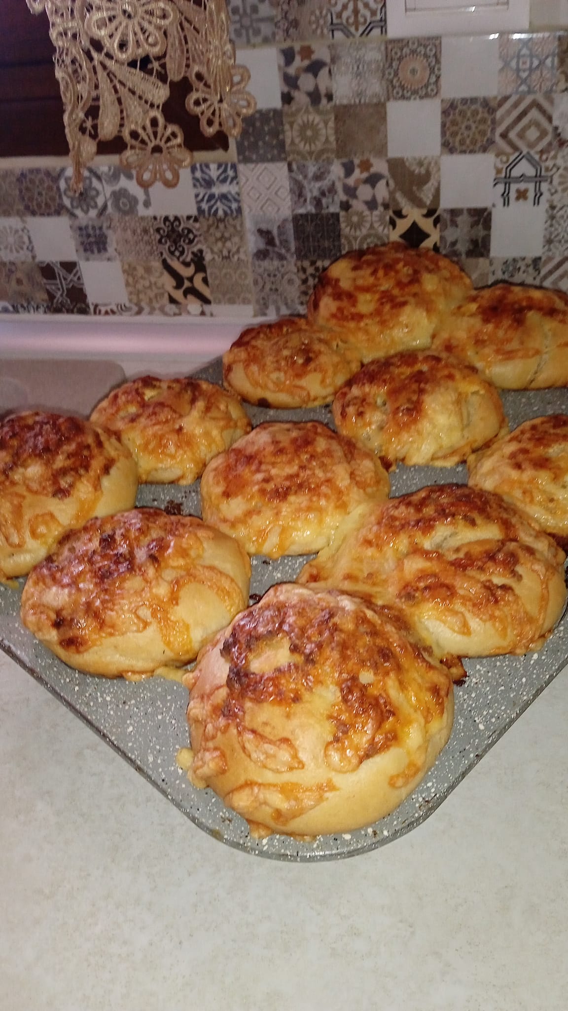 Σκορδοψωμάκια-muffins-συνταγή-