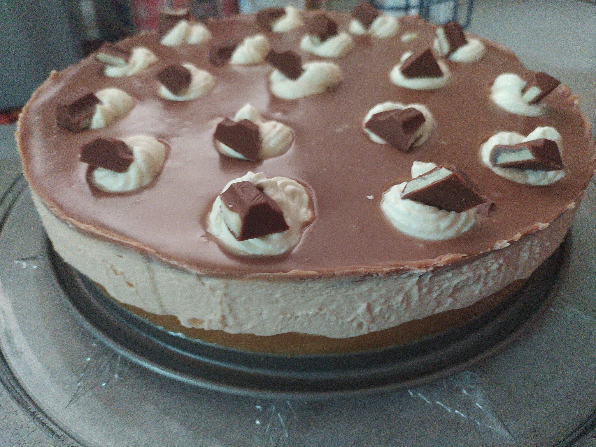 cheesecake-Kinder-συνταγή-
