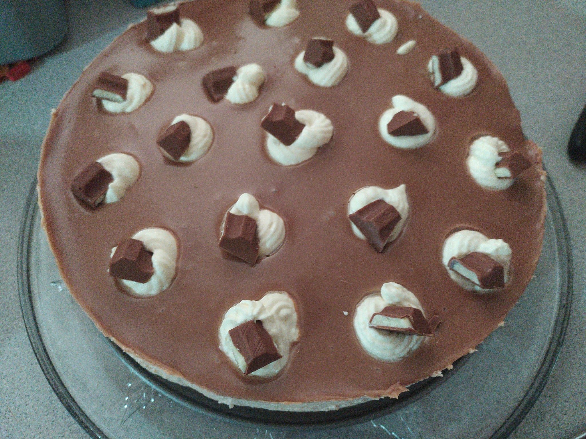 cheesecake-Kinder-συνταγή-