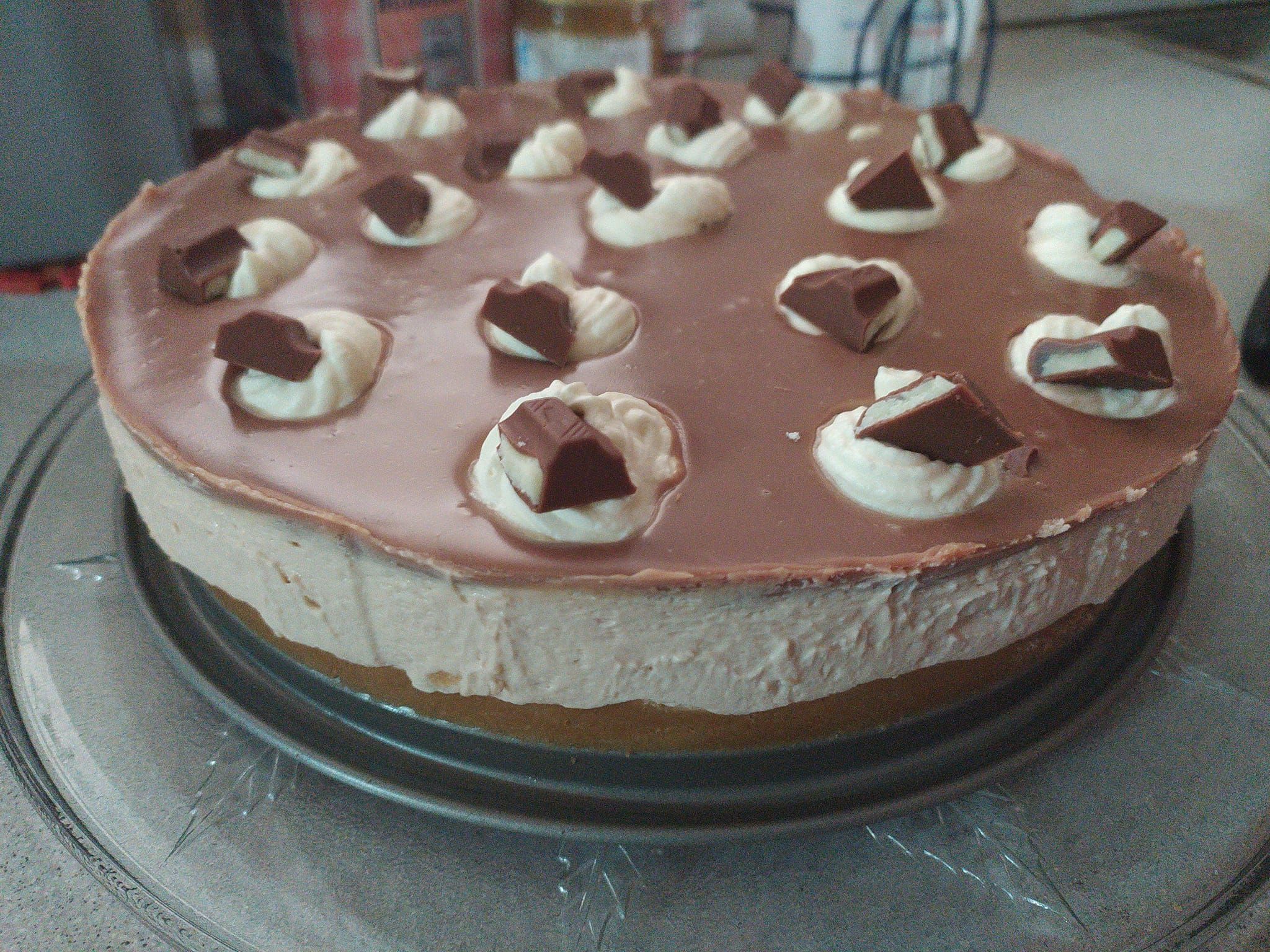 cheesecake-Kinder-συνταγή-