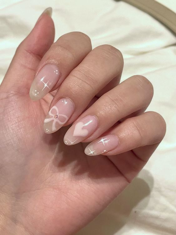 φυσικά-νύχια-με-ballet σχέδια-ιδέες-