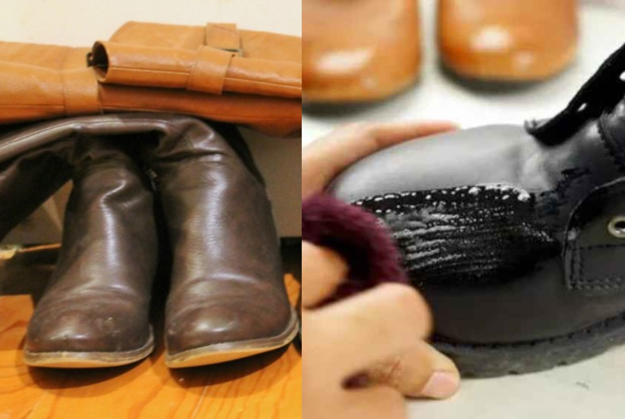 Λάσπες τσακίσματα και θάμπωμα στις δερμάτινες μπότες: Πως να τις καθαρίσεις και να τις κάνεις σαν καινούριες