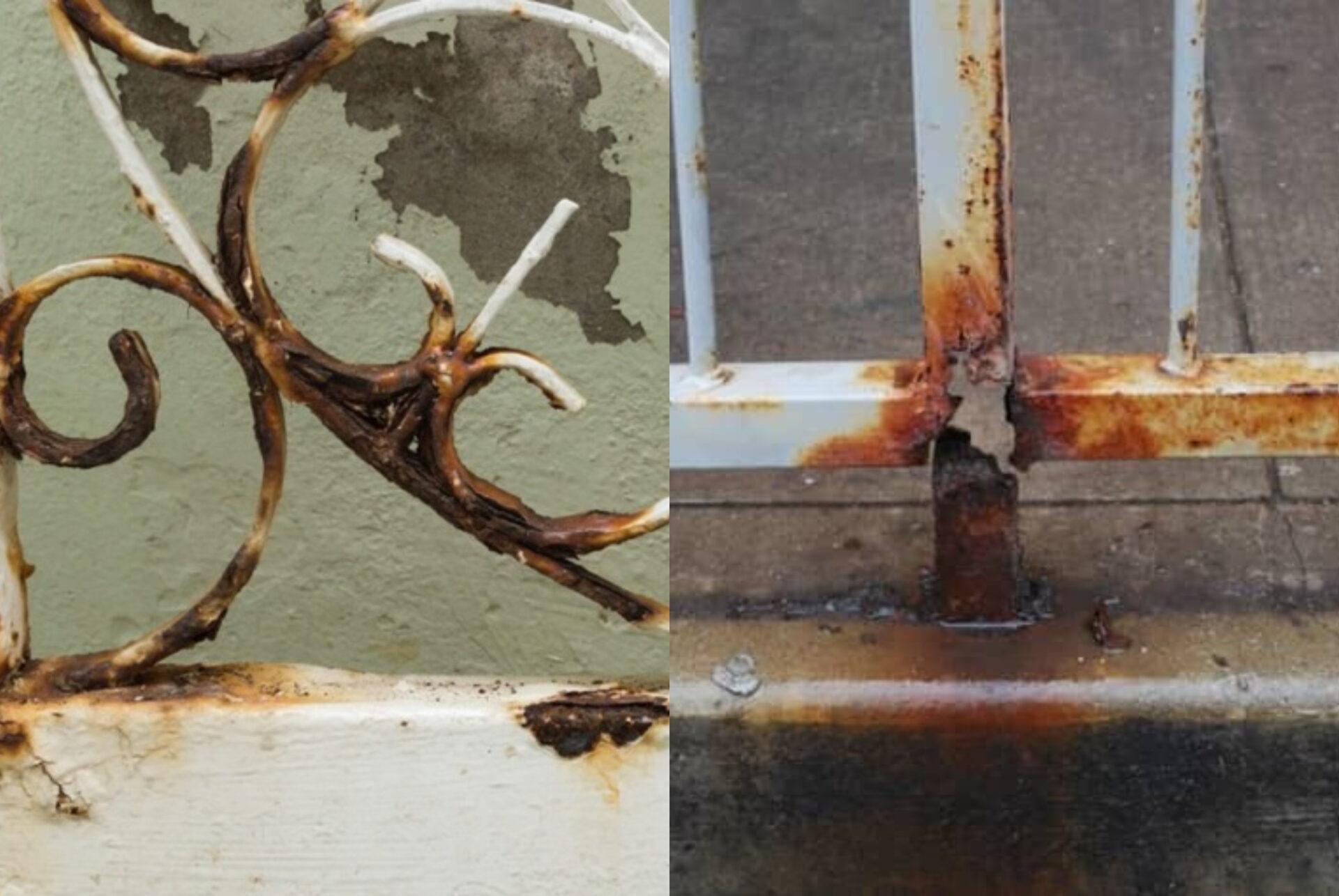 4 έξυπνα και οικονομικά κόλπα για να απαλλαγείτε από την σκουριά στα κάγκελα τις πόρτες και τα παράθυρα