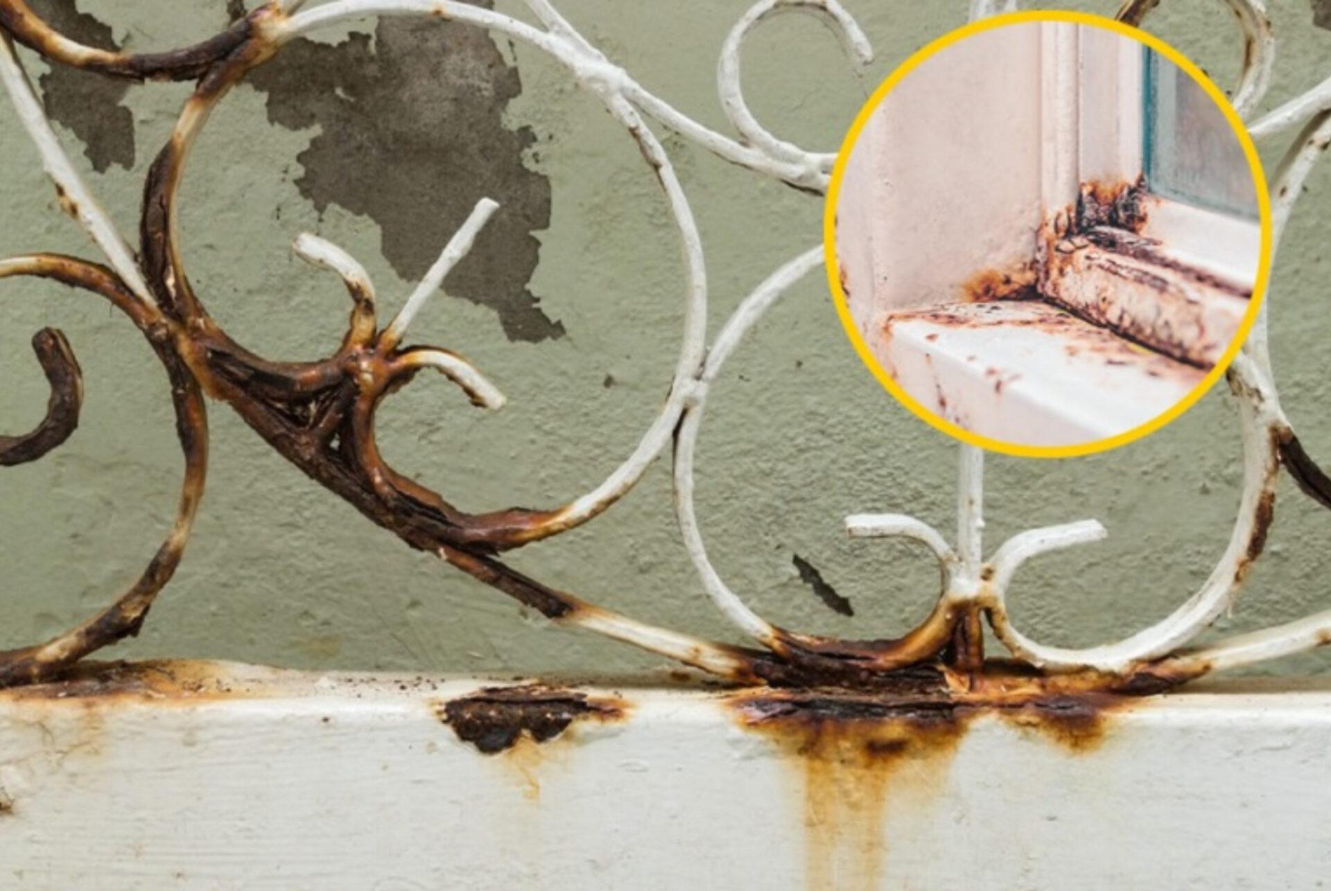 4 έξυπνα και οικονομικά κόλπα για να απαλλαγείτε από την σκουριά στα κάγκελα τις πόρτες και τα παράθυρα