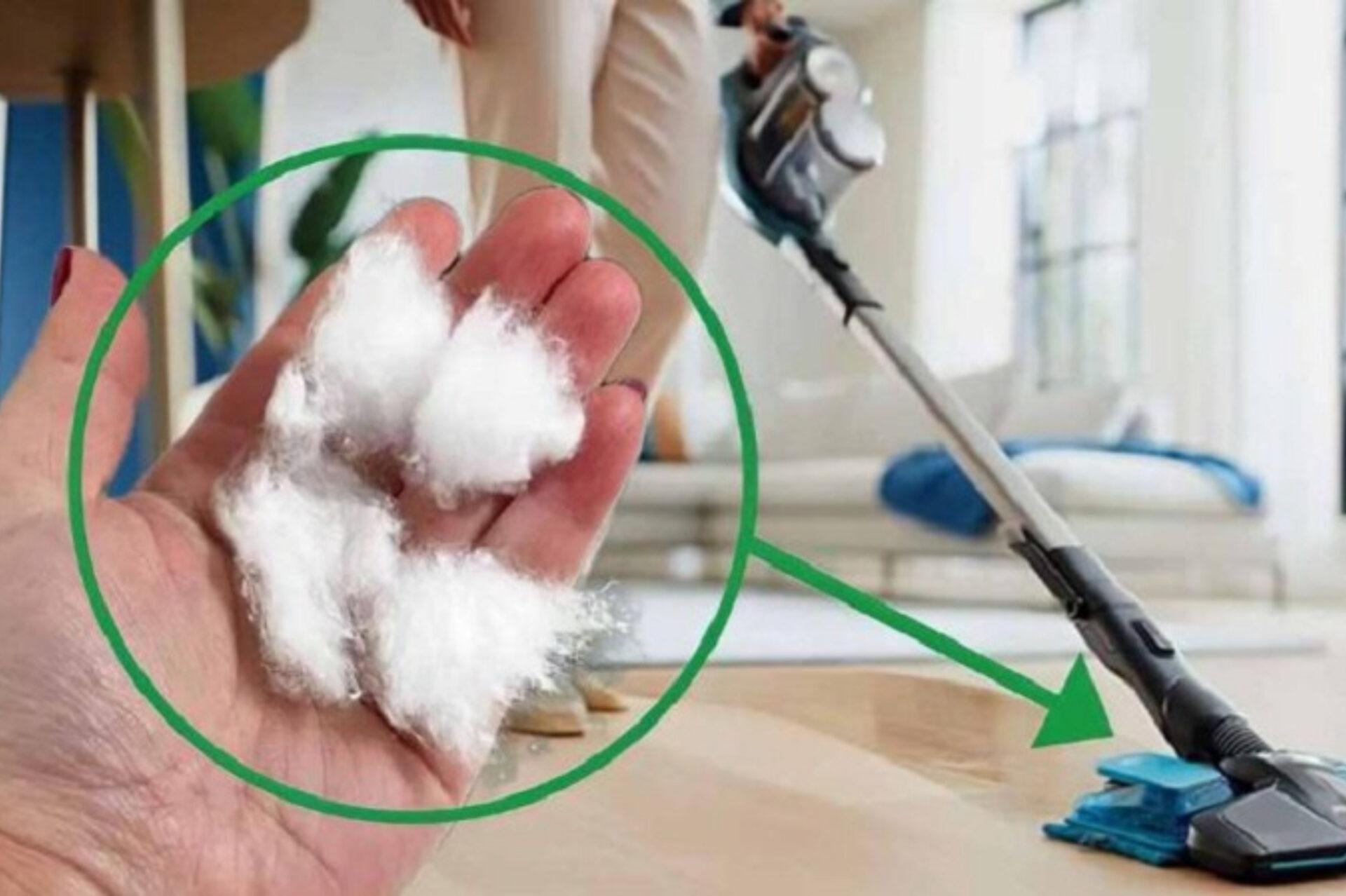 Γιατί πρέπει να βάλετε βαμβάκι στην ηλεκτρική σκούπα: Το κόλπο που θα σας λύσει τα χέρια