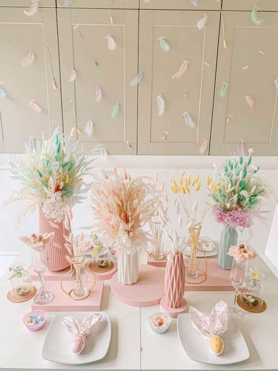 παστέλ χρώματα-Πάσχα 2024-τάσεις-στη-Πασχαλινή διακόσμηση-και-στα-Πασχαλινά αυγά-ιδέες-