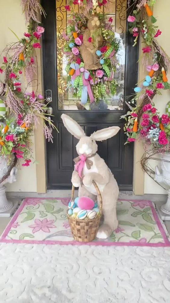 πασχαλινά στεφάνια-Πάσχα 2024-τάσεις-στη-Πασχαλινή διακόσμηση-και-στα-Πασχαλινά αυγά-ιδέες-