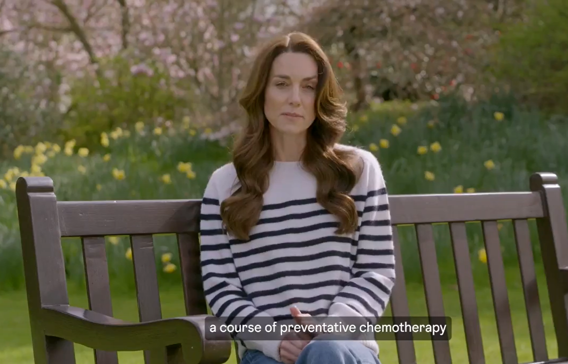 Η Kate Middleton ανακοίνωσε ότι πάσχει από καρκίνο (βίντεο)