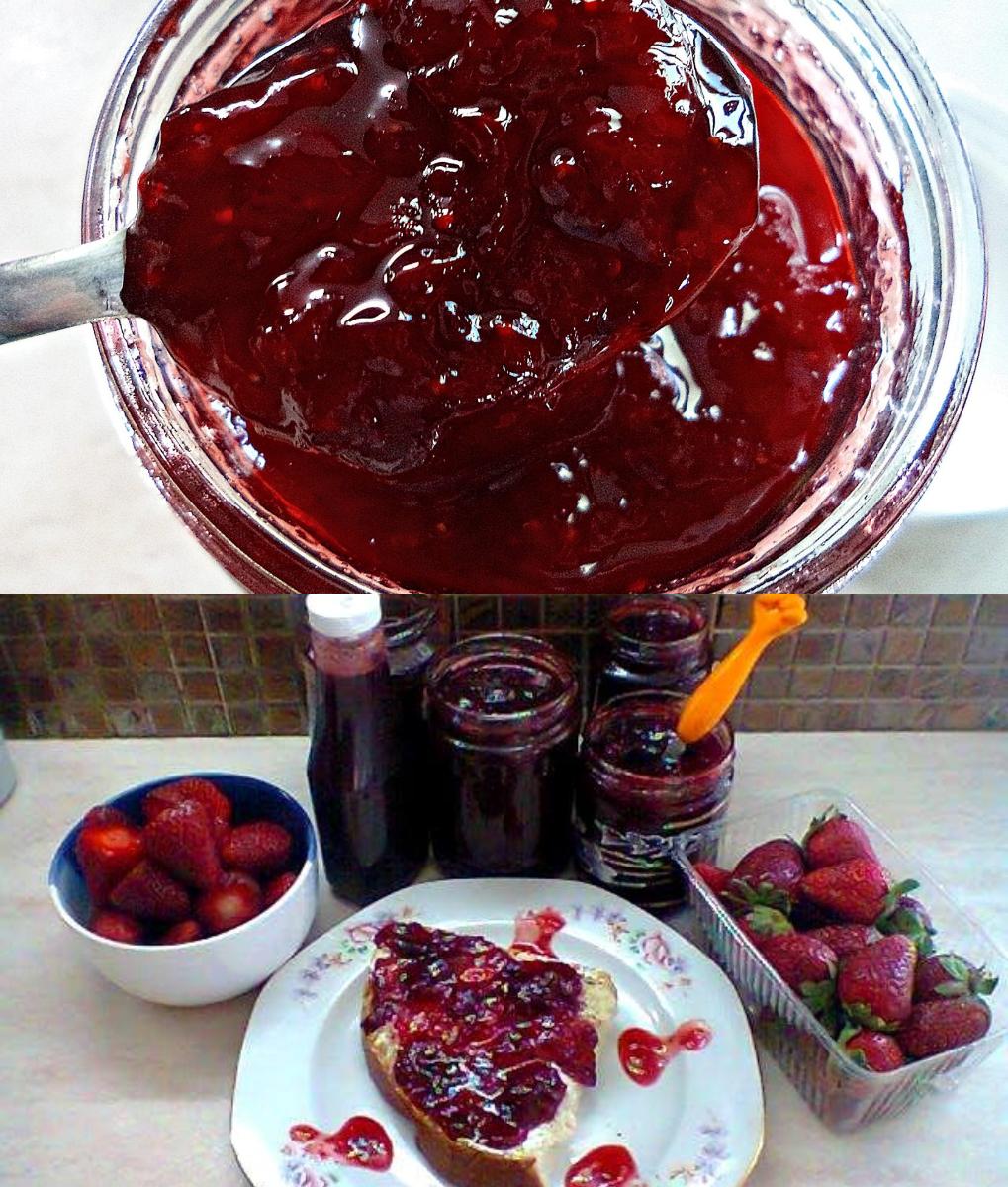 μαρμελάδα-φράουλα-με-5 υλικά-συνταγή- μαρμελάδα-φράουλα-με-5 υλικά-συνταγή-