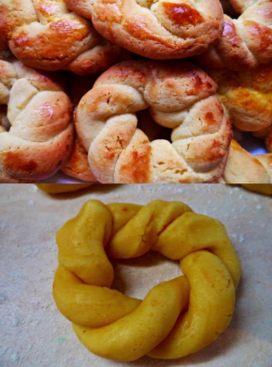 Τριφτά-Πασχαλινά κουλουράκια-με μπέικιν-συνταγή-