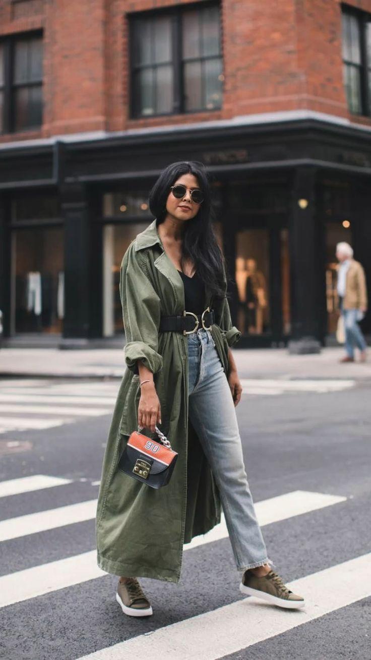 χακί-oversized καπαρντίνα-για-την-Άνοιξη-ιδέες- χακί-oversized καπαρντίνα-για-την-Άνοιξη-ιδέες-