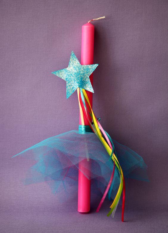 πασχαλινή-λαμπάδα-με-μαγικό ραβδί-ιδέες-