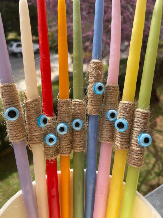 ιδέες-για-diy-Πασχαλινές λαμπάδες-για-παιδιά-Πάσχα 2024-