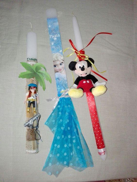 ιδέες-για-diy-Πασχαλινές λαμπάδες-για-παιδιά-Πάσχα 2024-