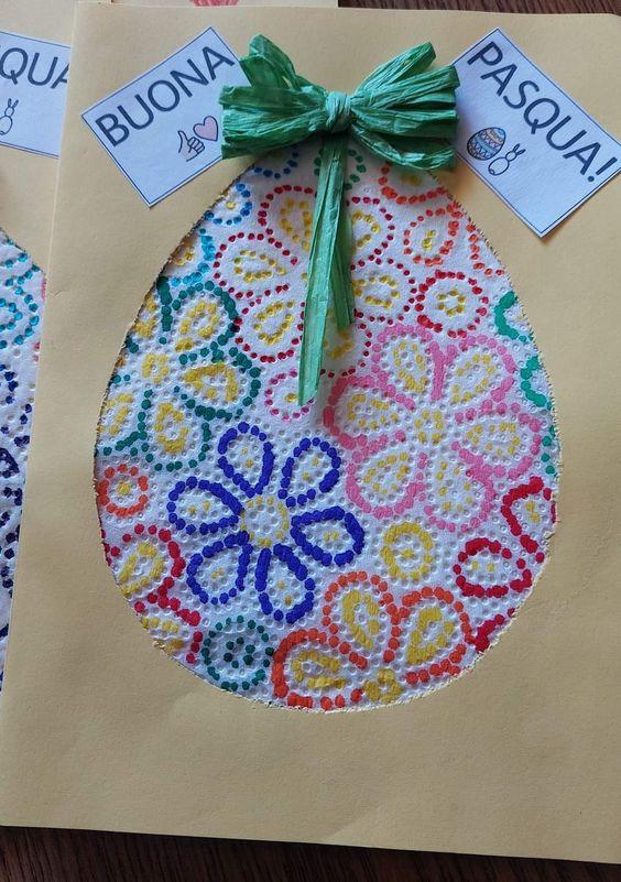Πασχαλινή-κάρτα-με-χαρτοπετσέτα-ιδέες-