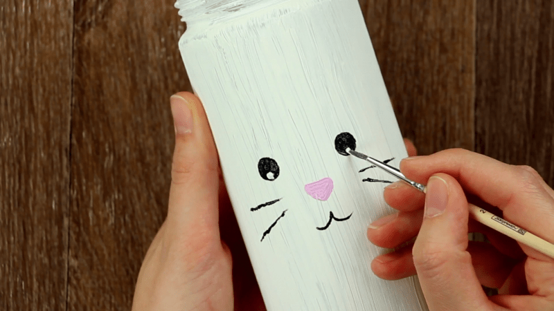 πασχαλινή-κατασκευή-με-βάζα-τέμπερες-και-σπάγκο-λαγουδάκι-