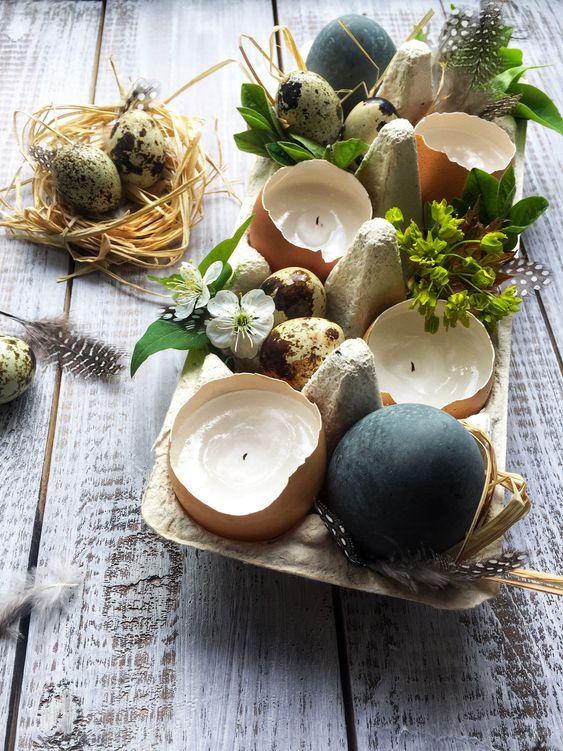 πασχαλινά κεριά-από-τσόφλια-ιδέες- πασχαλινά κεριά-από-τσόφλια-ιδέες-