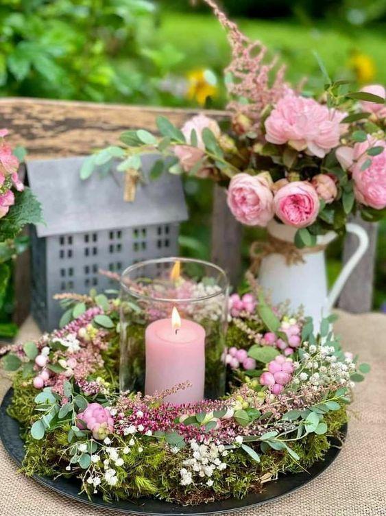 πασχαλινό-κηροπήγιο-σε-στεφάνι-με-λουλούδια-ιδέες- πασχαλινό-κηροπήγιο-σε-στεφάνι-με-λουλούδια-ιδέες-