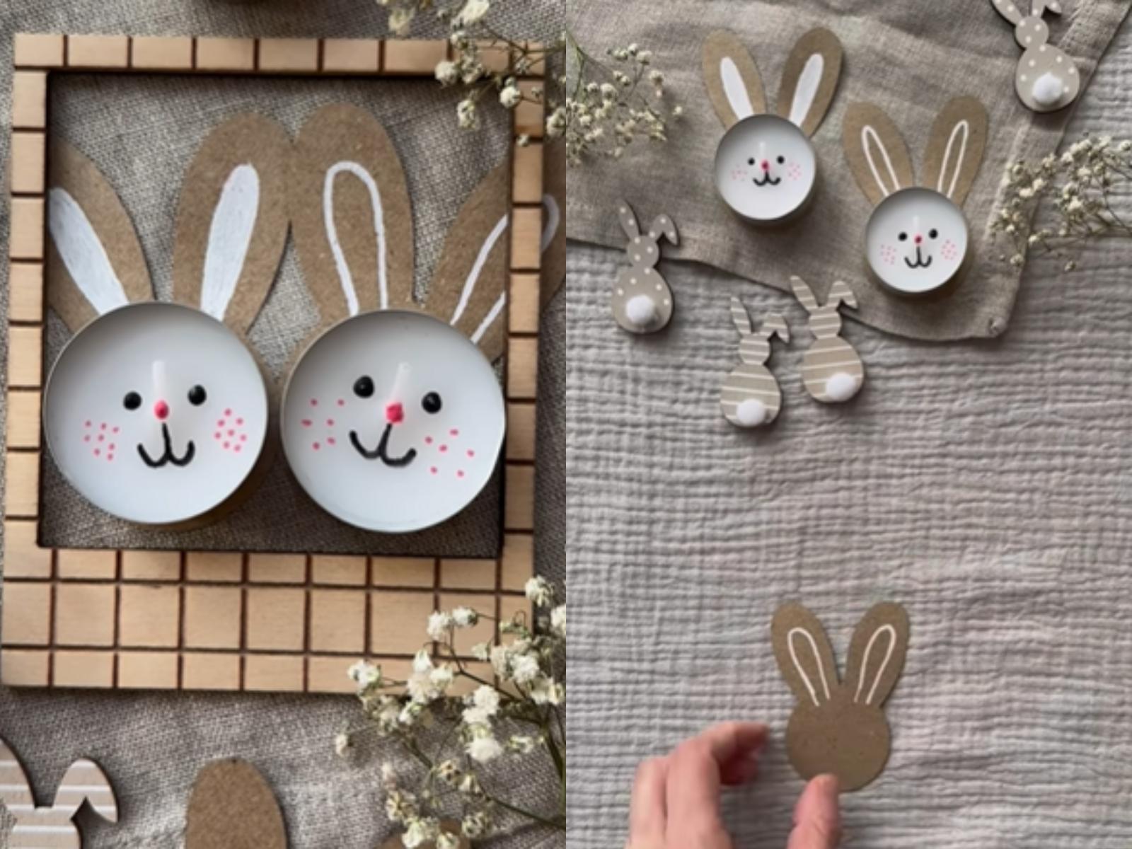 πασχαλινά-κεράκια-λαγουδάκια-με-ρεσό-πασχαλινές κατασκευές-ιδέες-