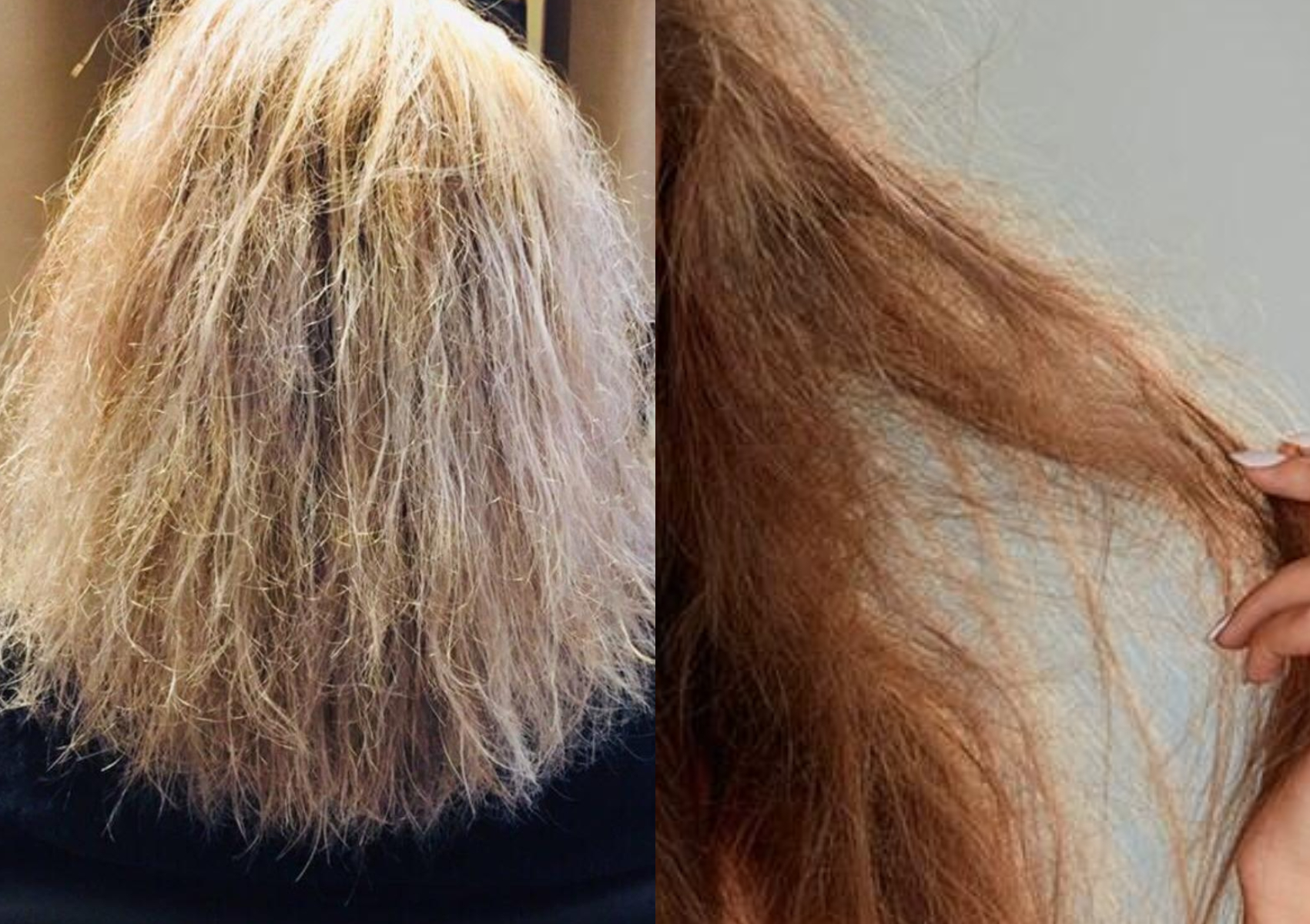 Φτιαξτε σπιτική θεραπεία κερατίνης για κατεστραμμένα μαλλιά με ψαλίδα και φθορές