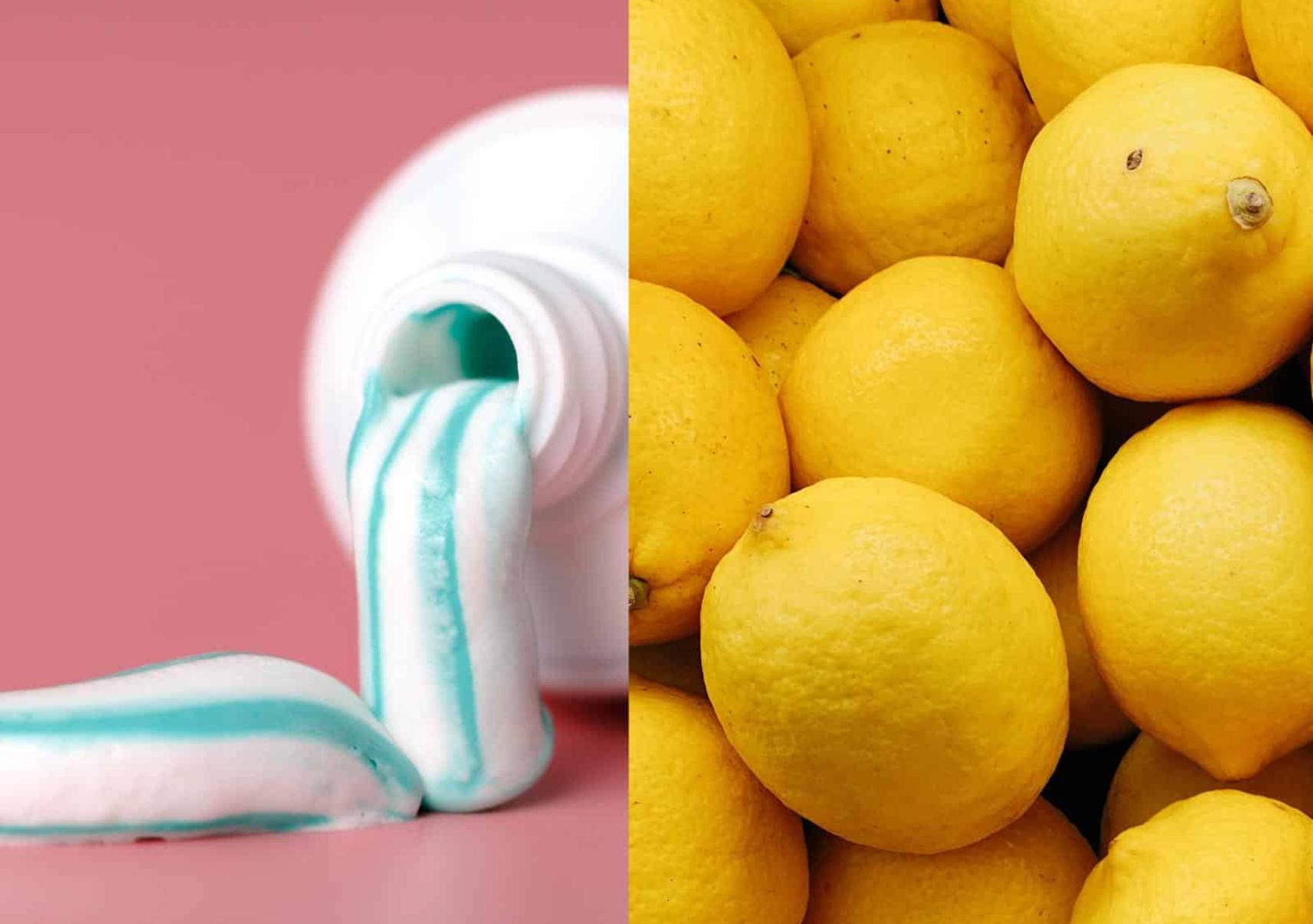 Οδοντόκρεμα και λεμόνι: Το ισχυρό σπιτικό καθαριστικό για κάθε βρωμιά και επιφάνεια